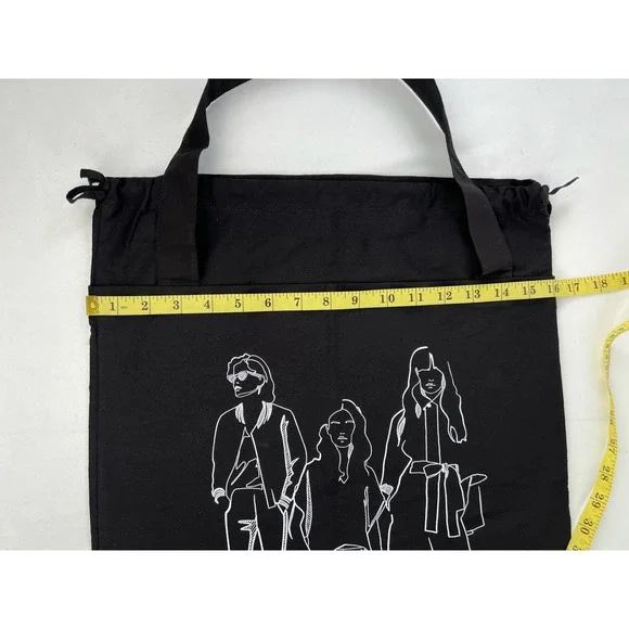 Ruti Drawstring Top Handle Bag Black - Picture 9 of 9